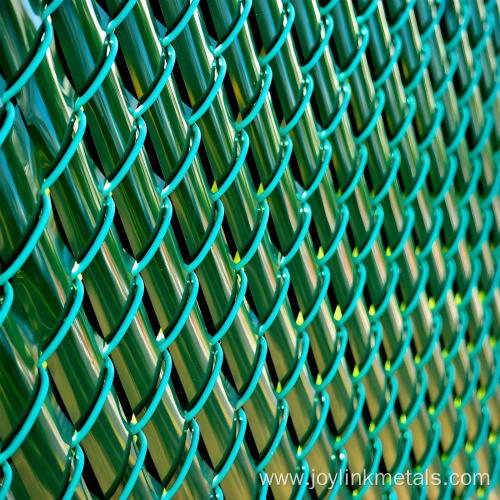 Green Vinyl Chain Link Fence Fabirc